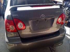 2005 TOYOTA COROLLA GRAY, S MODEL, 1.8L, AT.  Z24909